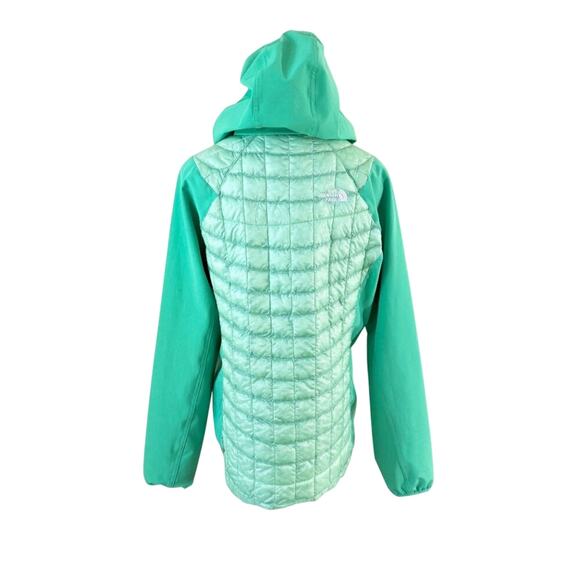 The North Face Spring Green Thermoball Hooded Windbreaker Women's Sz Large EUC - Picture 6 of 9